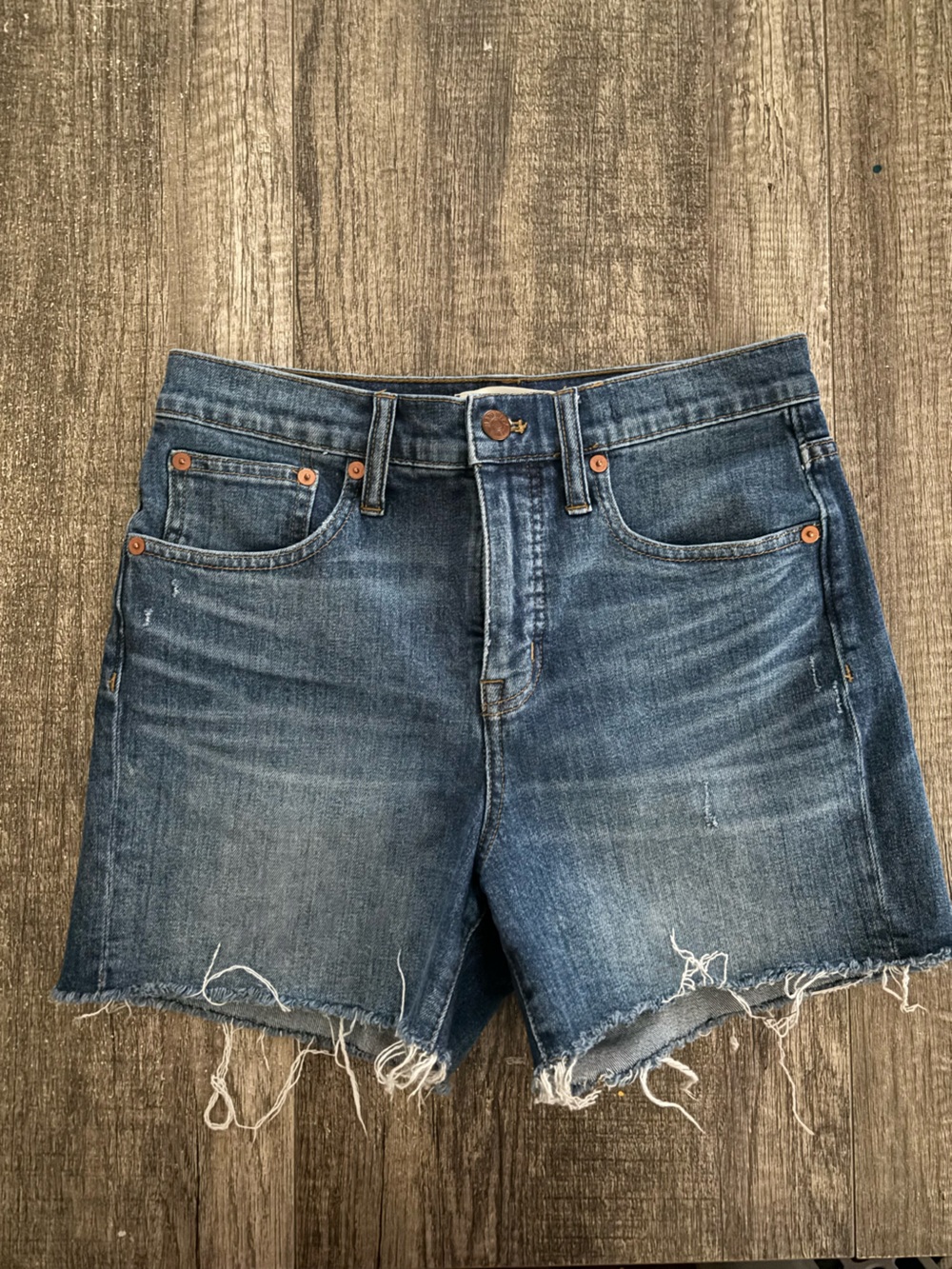 Madewell Denim Waistband Detail - Blue
